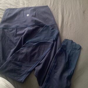 Lululemon dark blue leggins